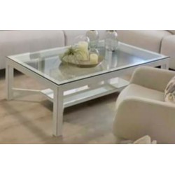Mesa pata cuadrada con espejo